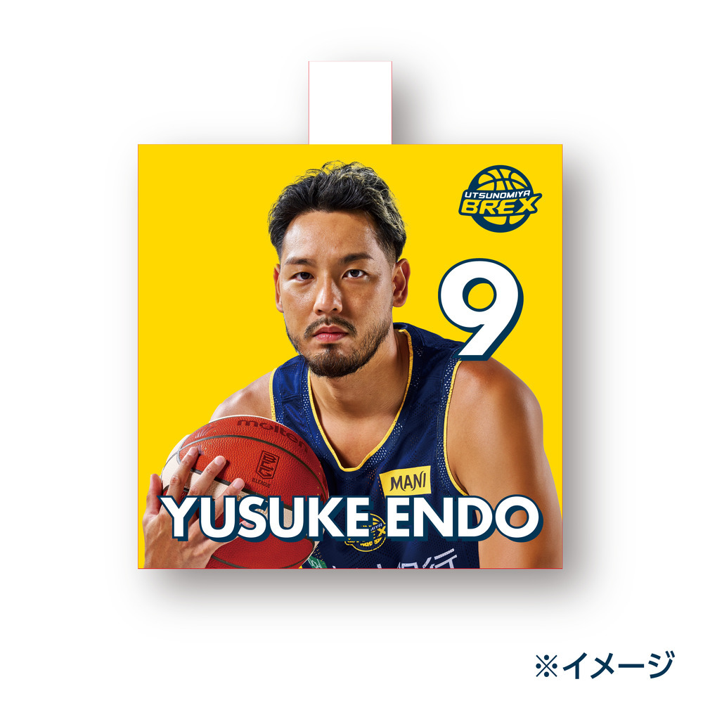 2025-26 選手ミニキャンバスキーホルダー 詳細画像 #9 ENDO 1